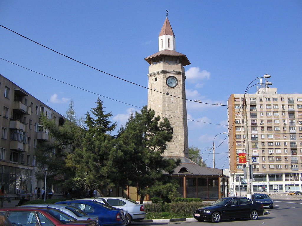 historische klokketoren in Giurgiu